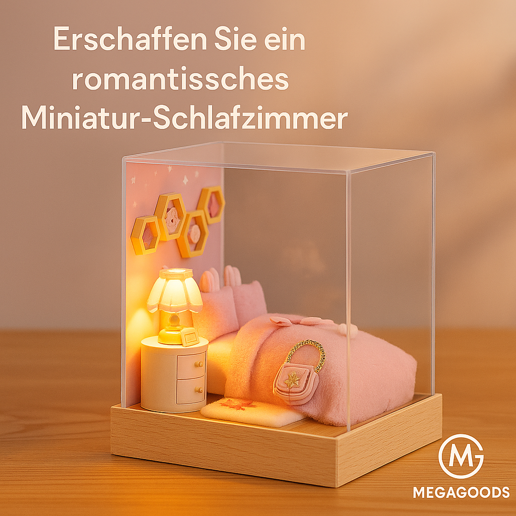 DIY Puppenhaus Bausatz 3D Holzmodell Deko Geschenk für Erwachsene DE.