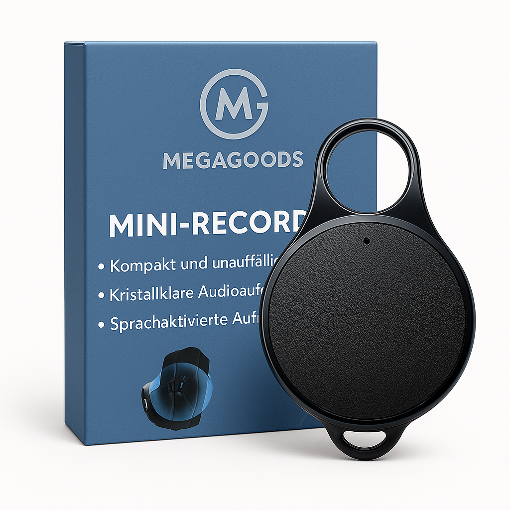 Schlüsselanhänger Diktiergerät MP3 Sprachrekorder für Meetings DE.