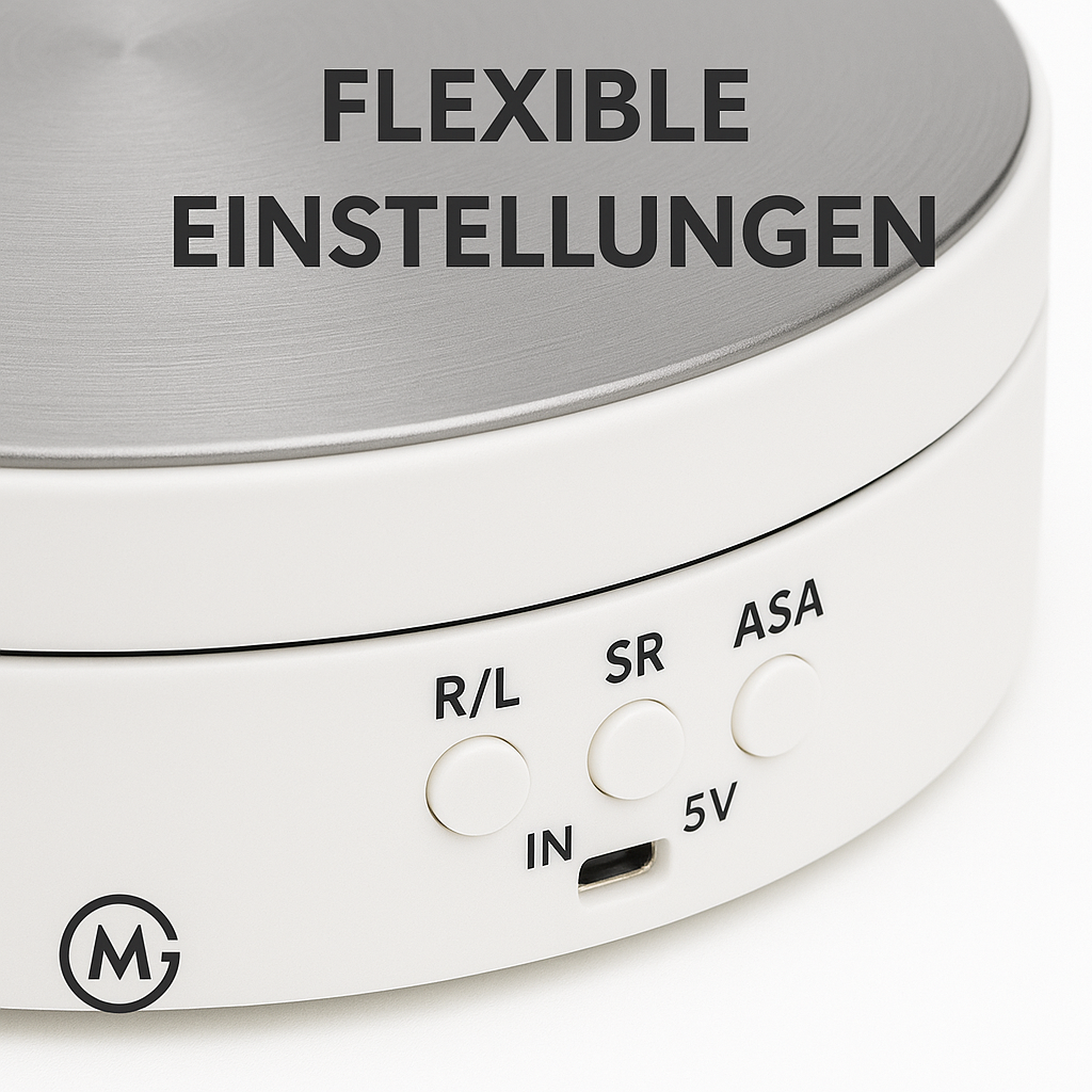 Drehteller 360° motorisiert Schmuckdisplay USB Strom drehbar DE.