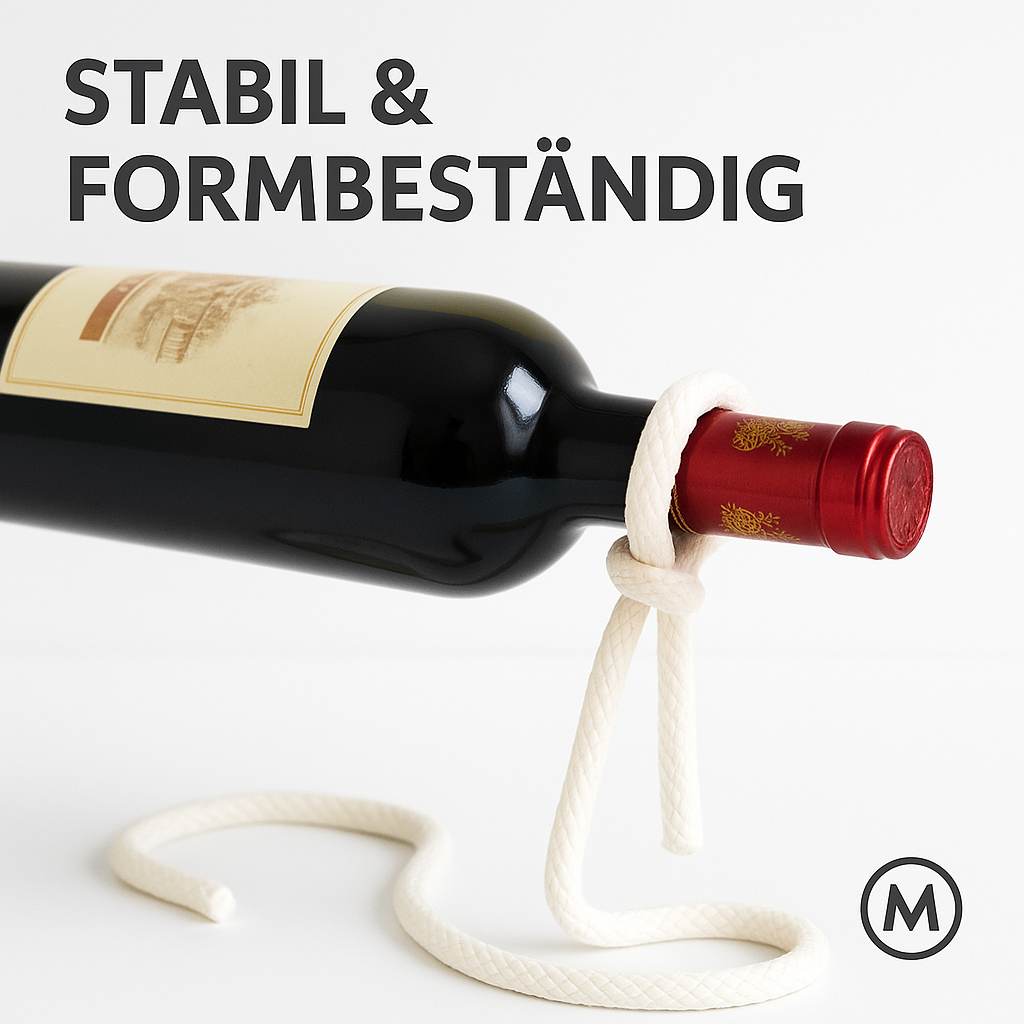 Weinregal Deko Seilflaschenhalter für Tisch Bar Küche DE.