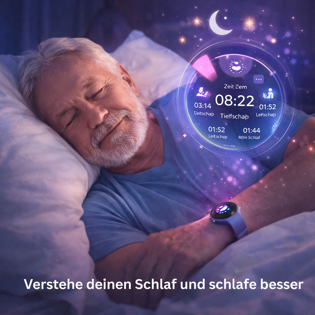 VitalPulse™ Watch Smartwatch Fitnessuhr mit Puls Blutdruck Schlaftracker