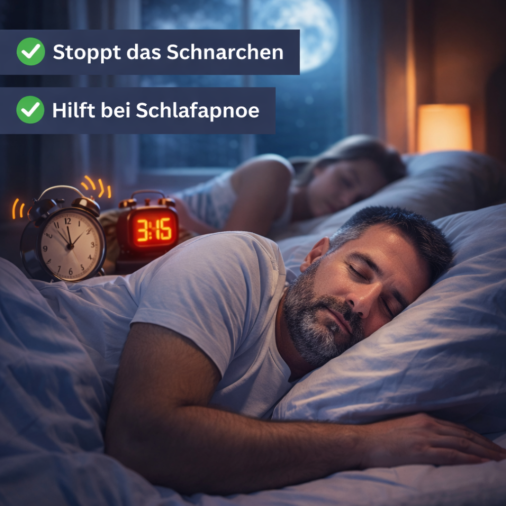 SilentNight™ - Schnarch- & Protrusionsschiene Schlafhilfe Anti Schnarchschiene