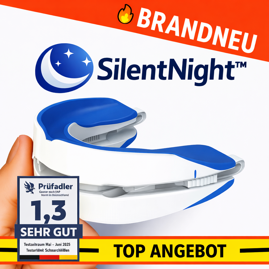 SilentNight™ - Schnarch- & Protrusionsschiene Schlafhilfe Anti Schnarchschiene