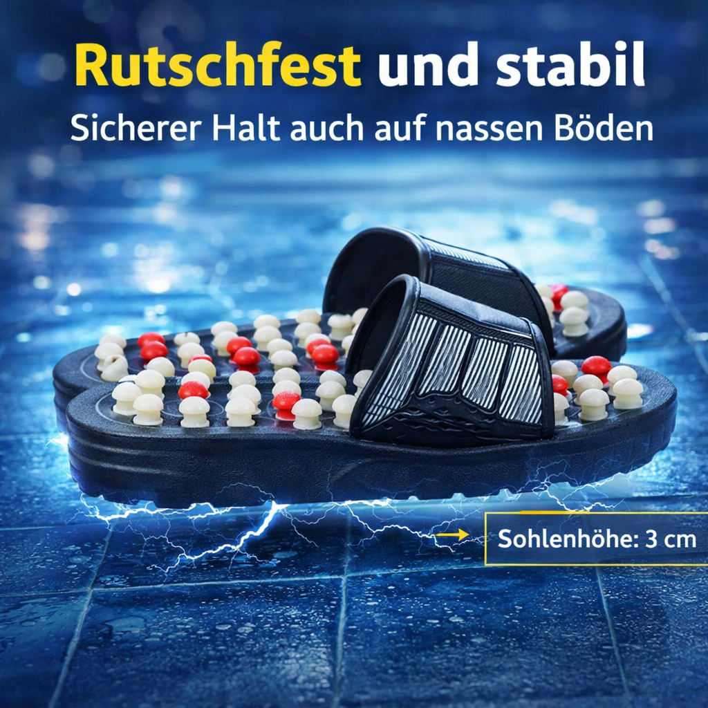 VitalStep™ Akupressur Massage Sandalen Reflexzonen Fußmassage Hausschuhe