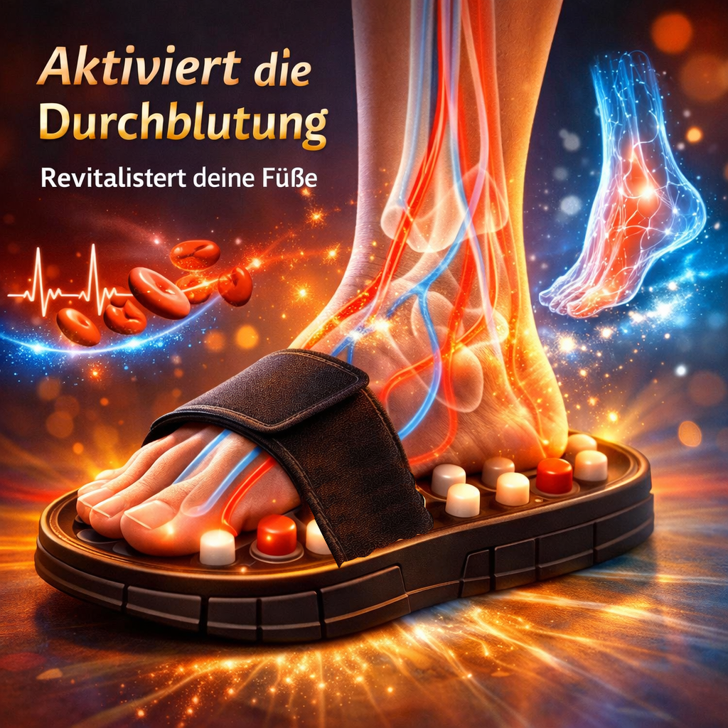 VitalStep™ Akupressur Massage Sandalen Reflexzonen Fußmassage Hausschuhe