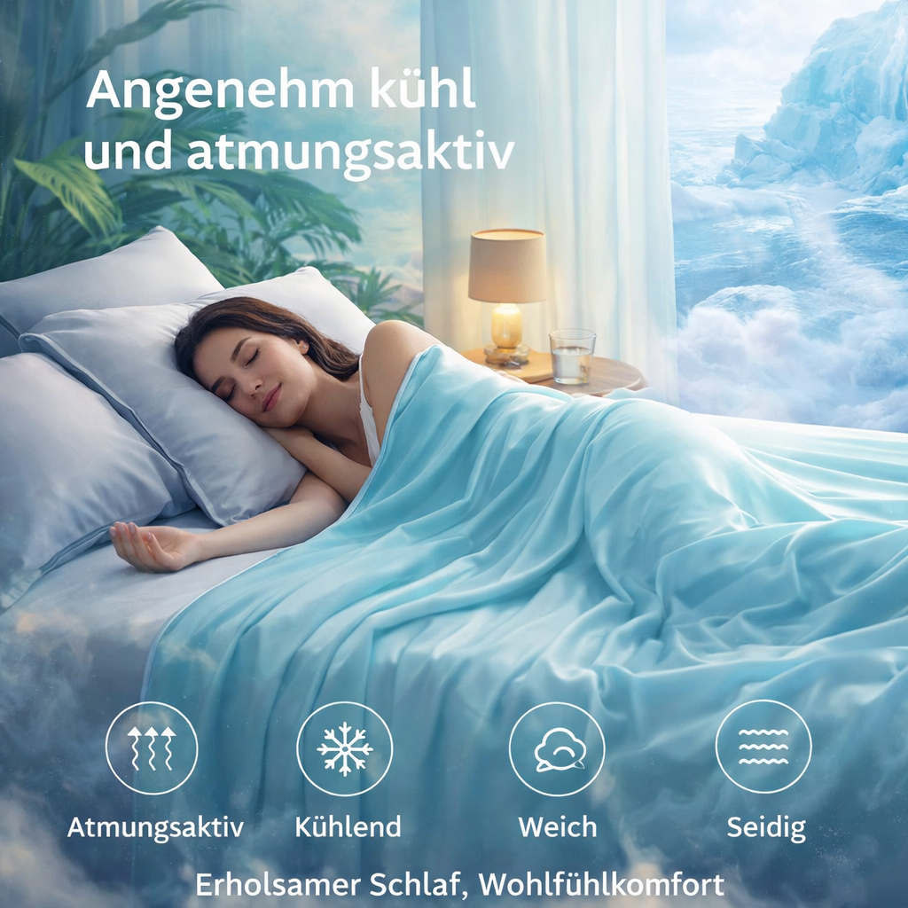 SleepCool™ Kühlende Decke Kühldecke Bettdecke Sommer Bettwäsche Sommerdecke