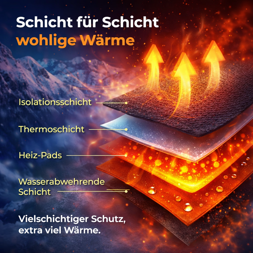 WellaHeat™ Heizweste mit Akku Powerbank Wärmeweste Thermoweste Beheizte Weste