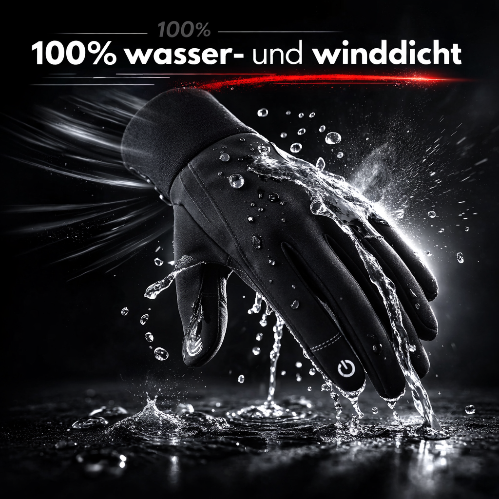 ThermoFit™ Slim Thermo Touchscreen Handschuhe Damen Herren warm & wasserdicht