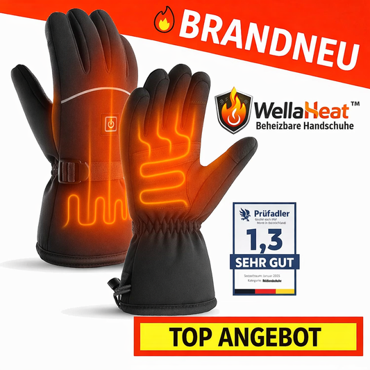 WellaHeat™ Beheizte Handschuhe Winter beheizbar Touchscreen warm & wasserfest