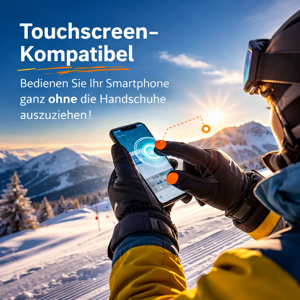 WellaHeat™ Beheizte Handschuhe Winter beheizbar Touchscreen warm & wasserfest
