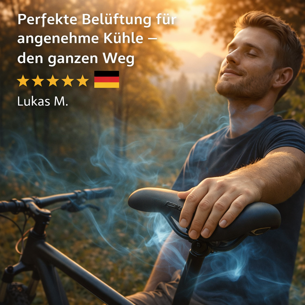 SpeedFit™ Fahrradsattel Fahrradsitz Gelsattel Tourensattel für Damen & Herren