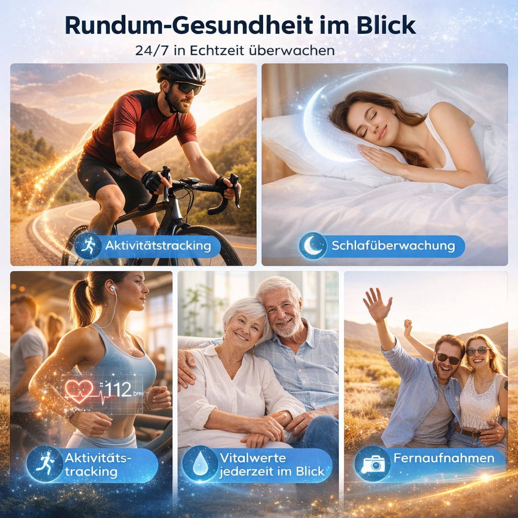 SmartRing One™ – Fitness Ring Schlaftracker Herzfrequenz Gesundheitsring