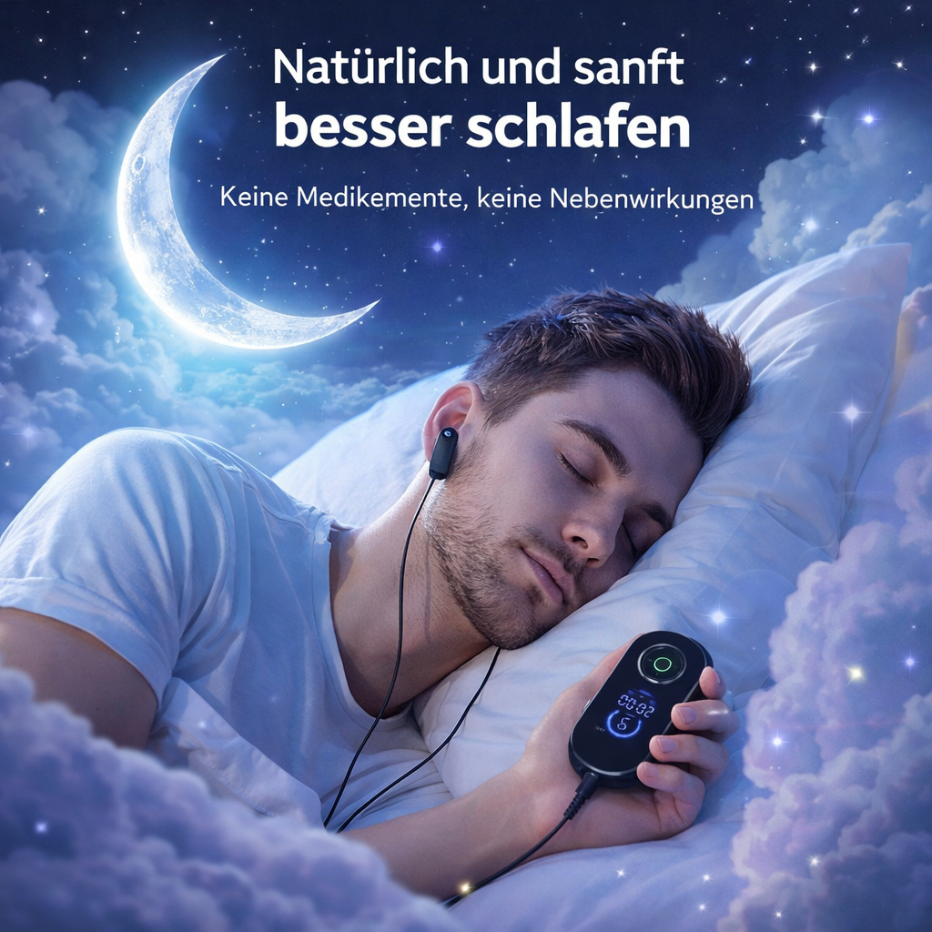 Hermhoffer™ NeuroSym Vagusnerv Stimulator Gerät Entspannungsgerät Schlafhilfe