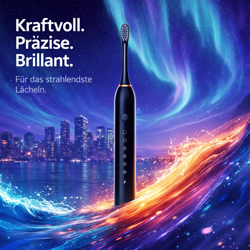 Oryzom™ ProSonic V1 Slim Schallzahnbürste Elektrische Zahnbürste Wasserdicht