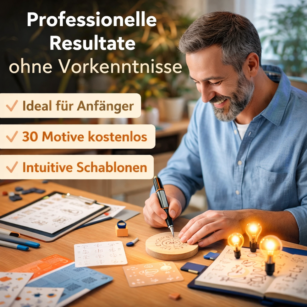 CreativePen™ Gravierstift für DIY & Kunstprojekte - Elektrisches Gravurgerät