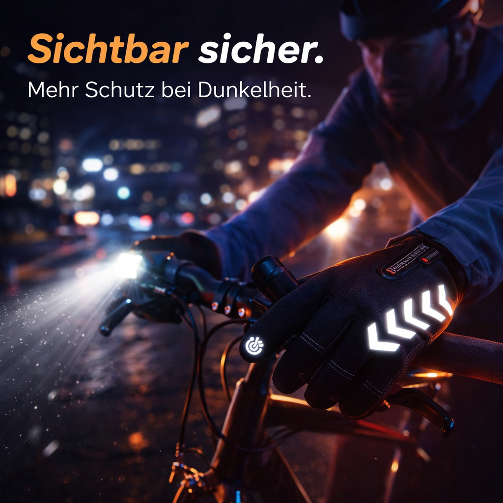 Thermofrost™ Slim Touchscreen Winter Handschuhe Damen Herren Fahrrad Wasserdicht