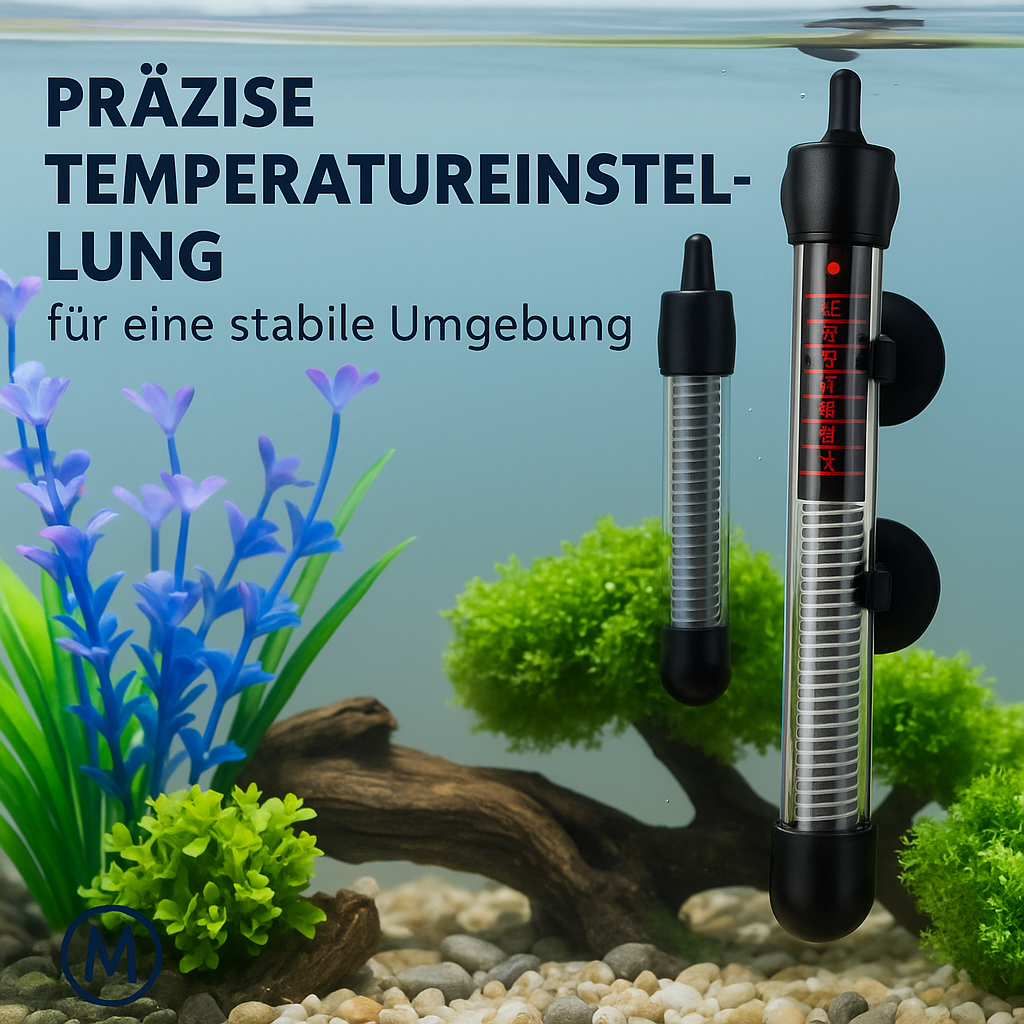 Aquarium Heizer 100W regelbar für Fischbecken Tauchheizung DE.
