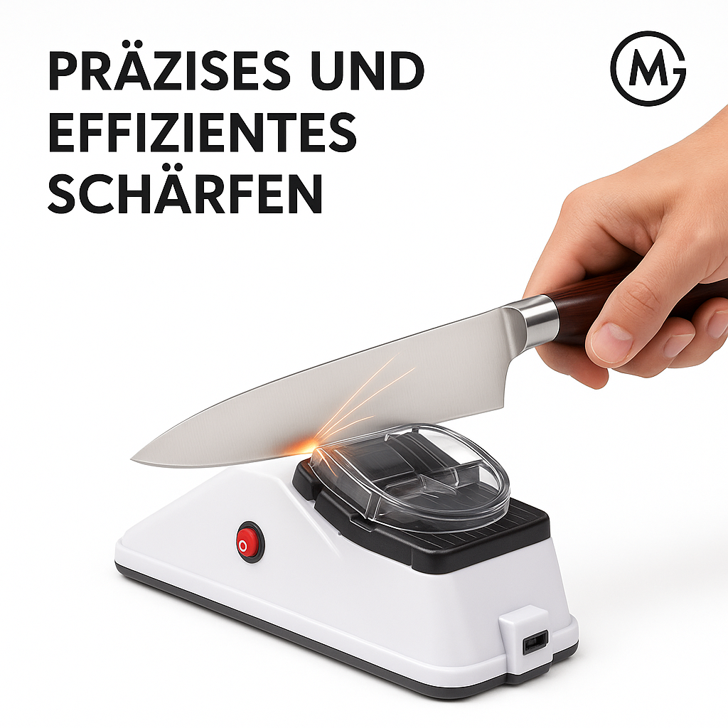 Elektrischer Messerschärfer USB Mehrzweck Haushalt doppelseitig DE.