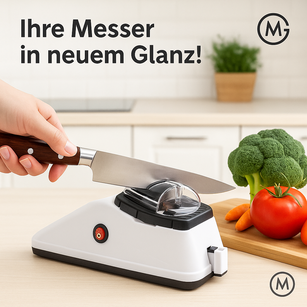 Elektrischer Messerschärfer USB Mehrzweck Haushalt doppelseitig DE.