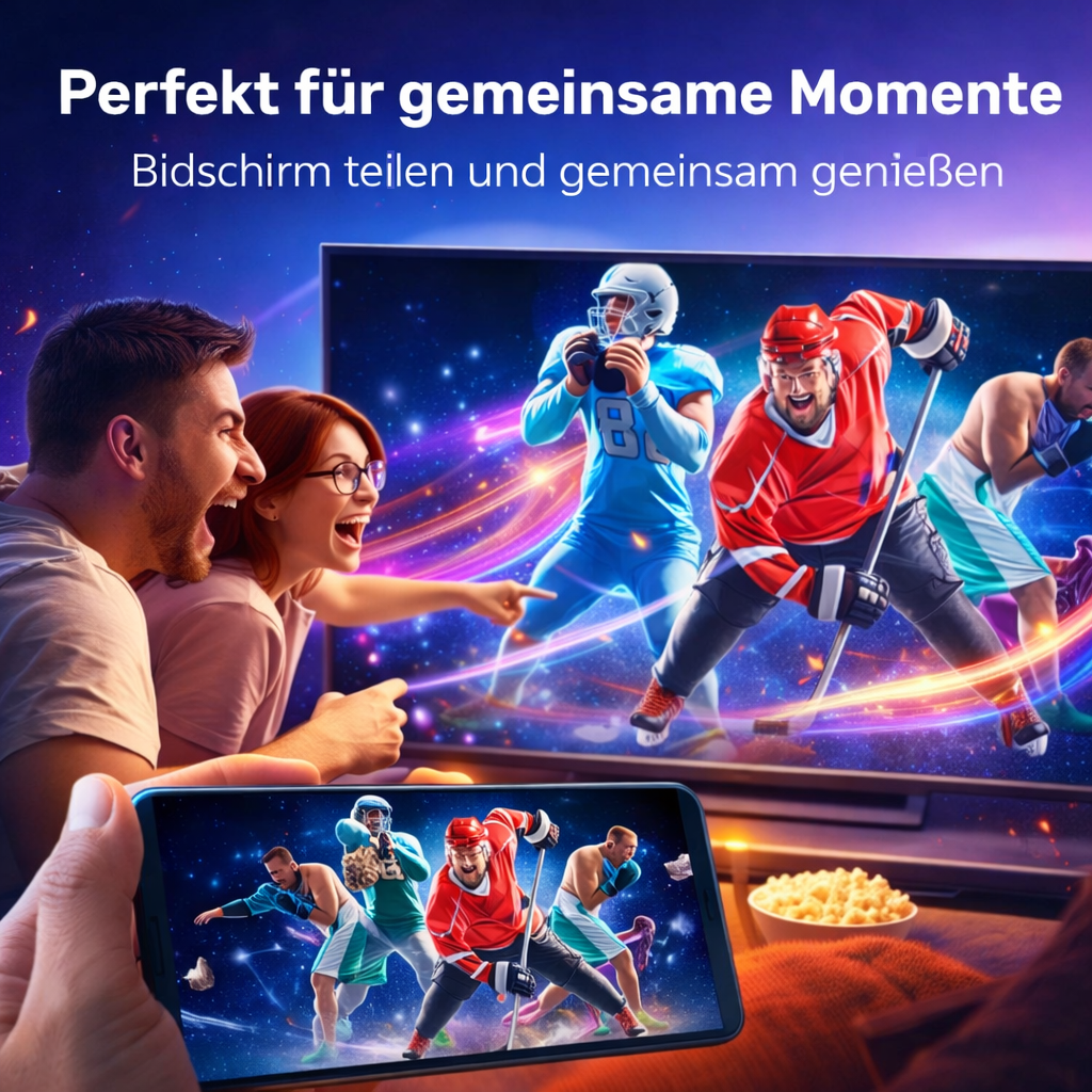 TellyStick™ Smart TV Stick - 4K HDMI Streaming Gerät alle TV Sender unbegrenzt