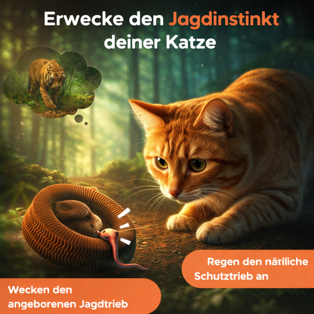 Katzenwirbel™ Interaktives Katzenspielzeug – Drehspielzeug & Katzen Kratzbrett