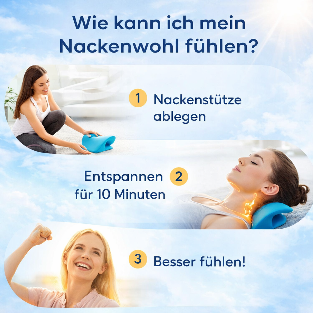 Cloudy Neck™ Nackenwolke – Der Innovative Nackenstrecker Nackendehner