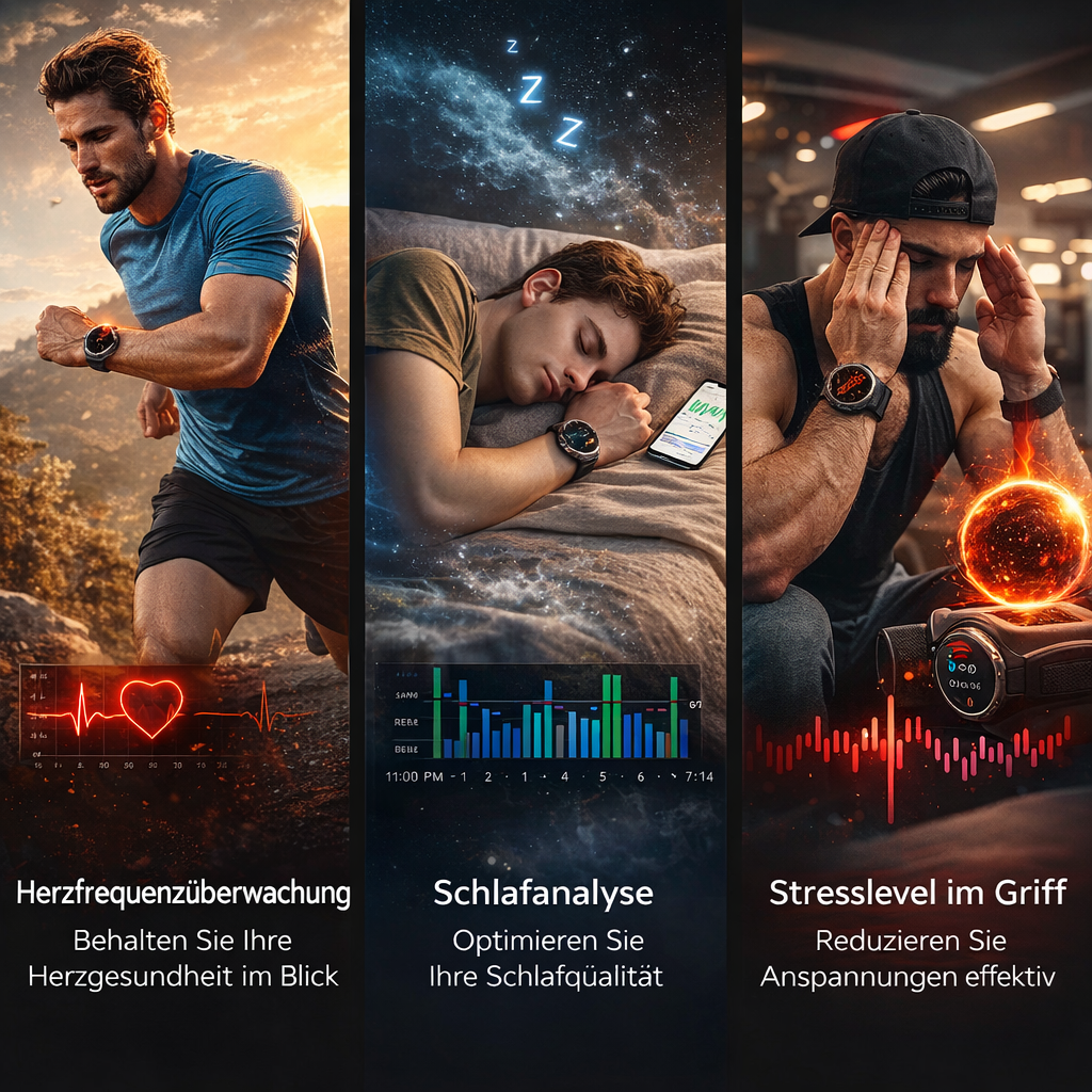 Sekoda™ GPS Sport Fitness Smartwatch für Herren & Damen | GPS & Tracking App
