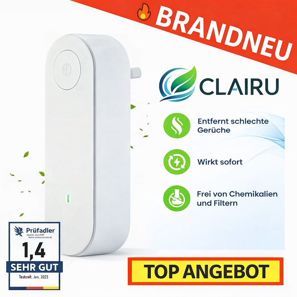 Clairu™ Luftreiniger Ionischer Luftaufbereiter zur Verbesserung der Luftqualität