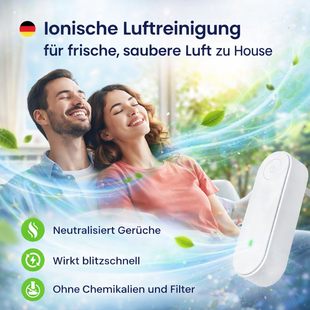 Clairu™ Luftreiniger Ionischer Luftaufbereiter zur Verbesserung der Luftqualität