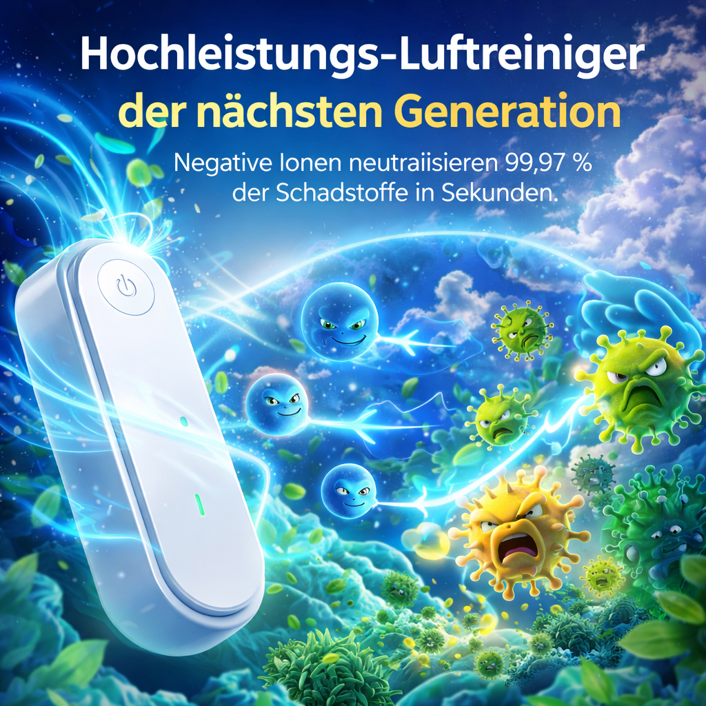 Clairu™ Luftreiniger Ionischer Luftaufbereiter zur Verbesserung der Luftqualität