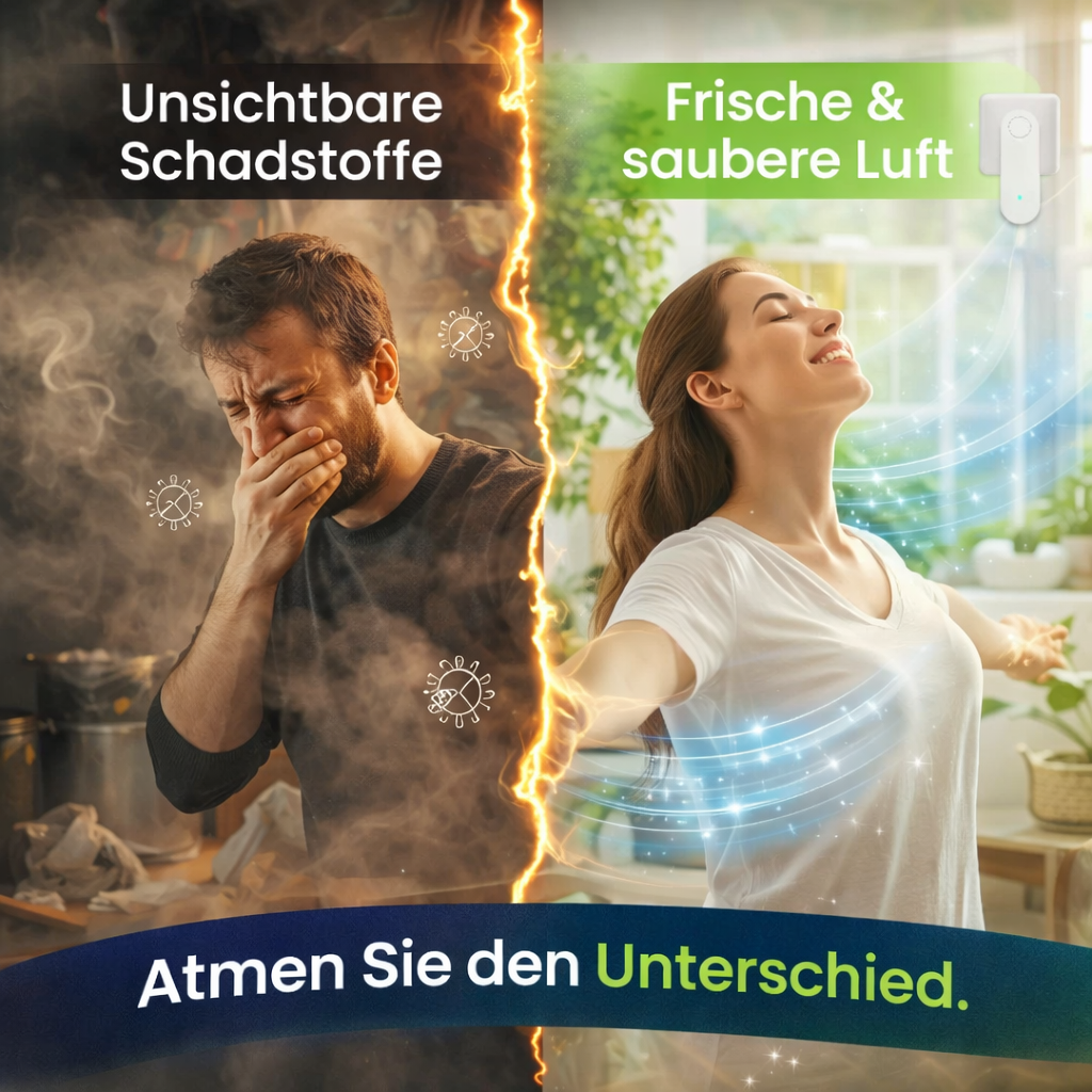 Clairu™ Luftreiniger Ionischer Luftaufbereiter zur Verbesserung der Luftqualität