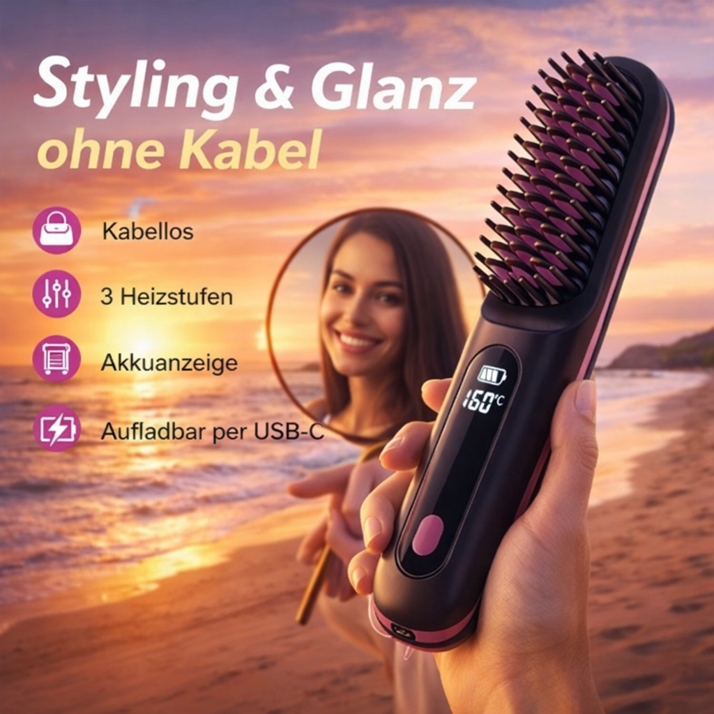 Clinora™ Short Hair Pro – Smarte Stylingbürste für präzises Kurzhaar-Styling