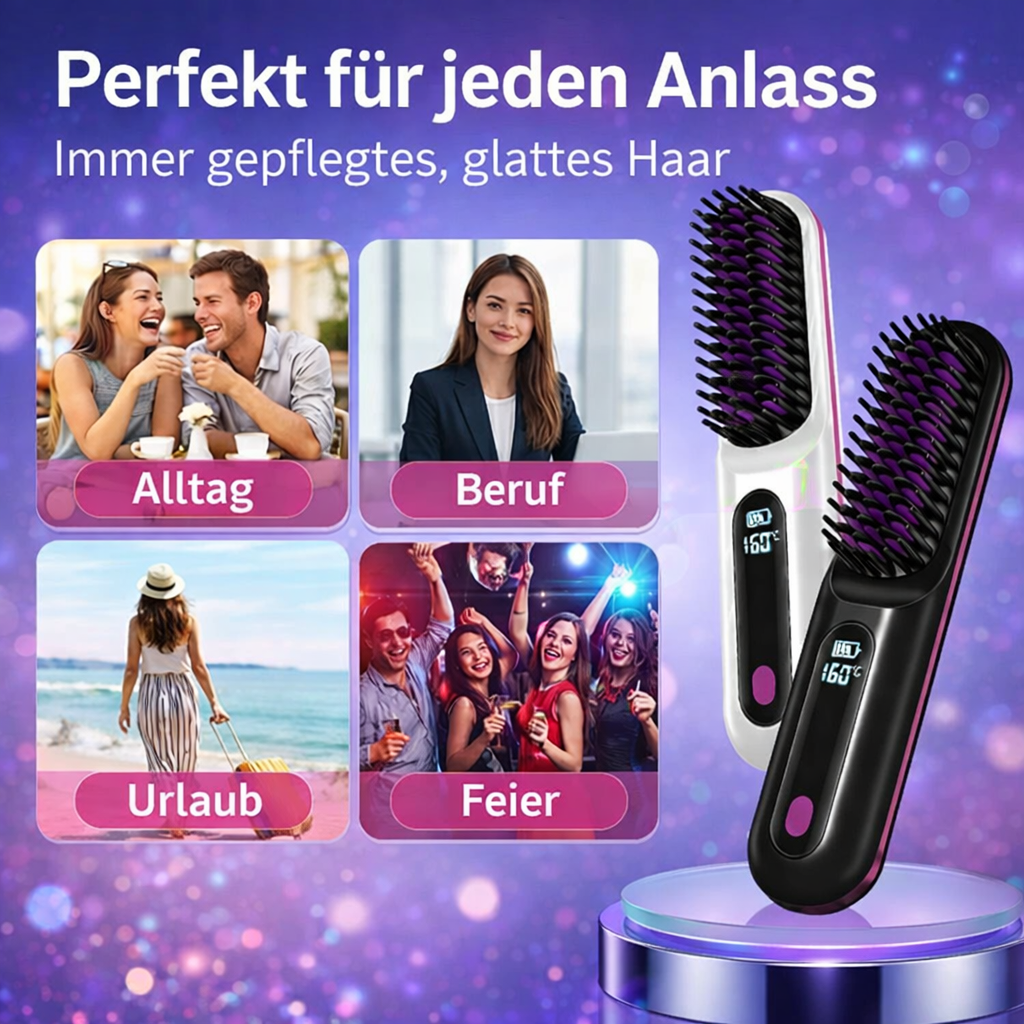 Clinora™ Short Hair Pro – Smarte Stylingbürste für präzises Kurzhaar-Styling