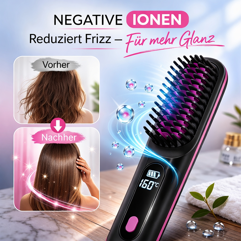 Clinora™ Short Hair Pro – Smarte Stylingbürste für präzises Kurzhaar-Styling