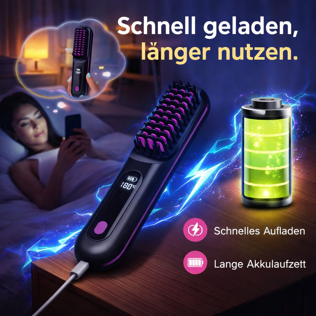 Clinora™ Short Hair Pro – Smarte Stylingbürste für präzises Kurzhaar-Styling