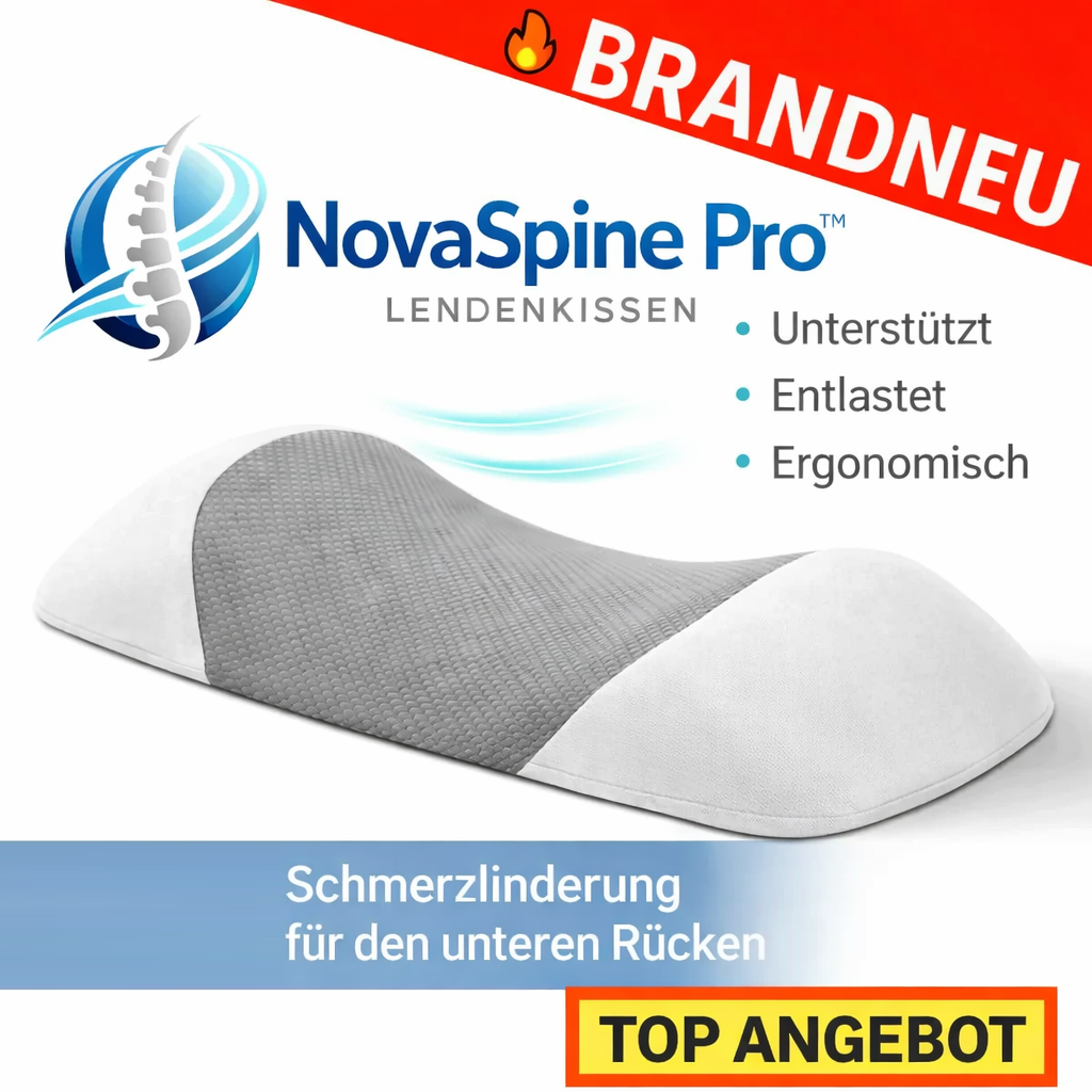 NovaSpine Pro™ Lendenkissen Rückenstütze Lordosenstütze Rückenkissen Ergonmisch