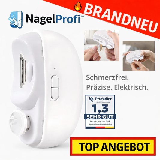 NagelProfi™ Elektrische Nagelschere Nageltrimmer Nagelschneider Nagelfräse