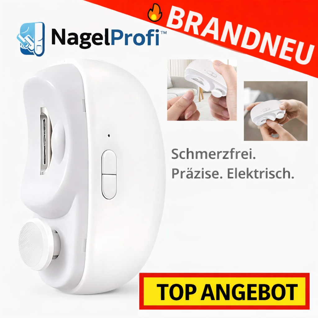 NagelProfi™ Elektrische Nagelschere Nageltrimmer Nagelschneider Nagelfräse