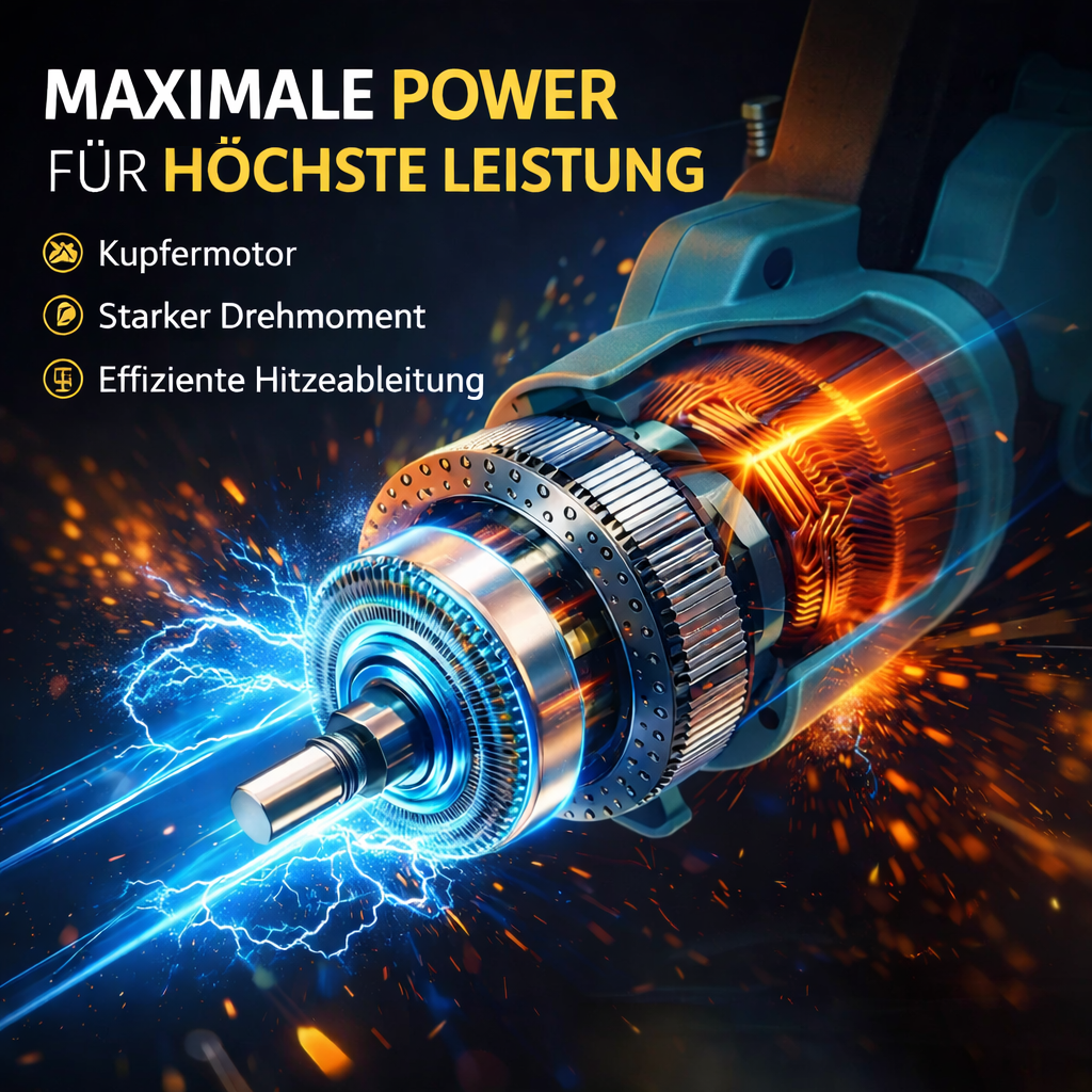 Osmo™ PowerSaw Akku Kettensäge Mini Elektro Handkettensäge Motorsäge Profi Set
