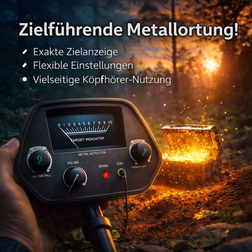 Osmo™ VX7 Metalldetektor Metallsuchgerät Pinpointer Profi Metal Gold Detektor