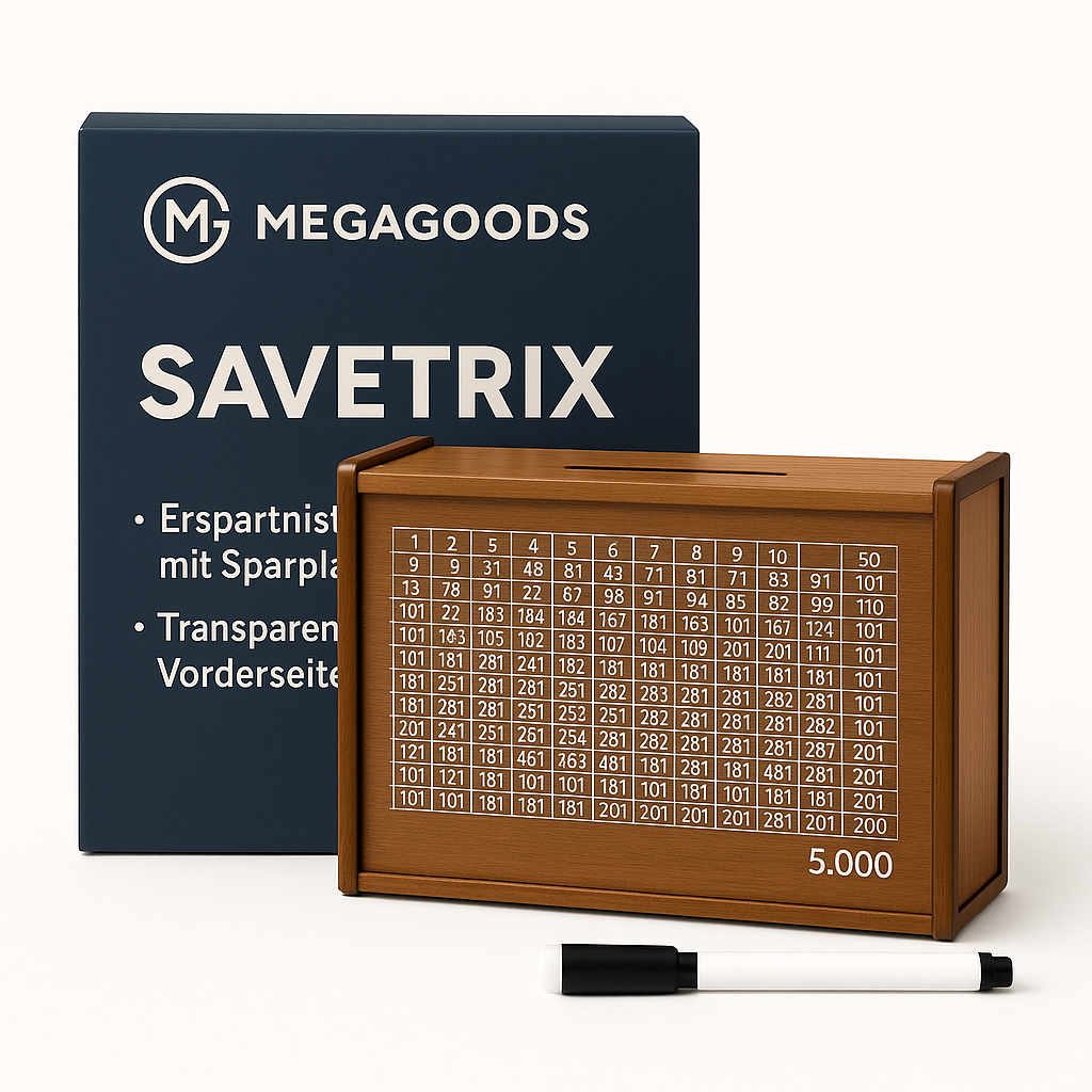 Sparschwein Holz Sparbox Münzbox Geldkassette für 10000 Euro DE.