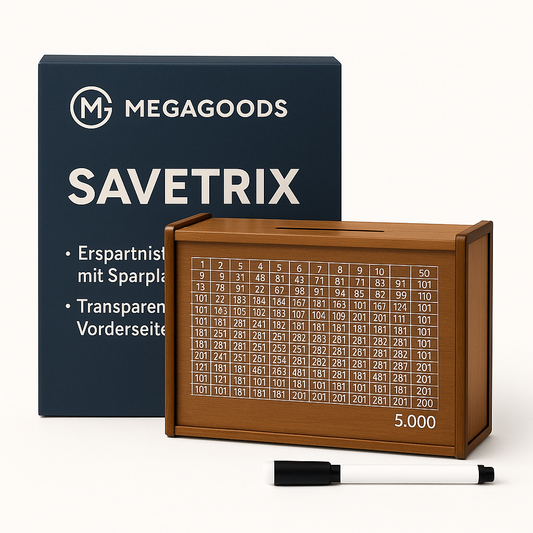 Sparschwein Holz Sparbox Münzbox Geldkassette für 10000 Euro DE.