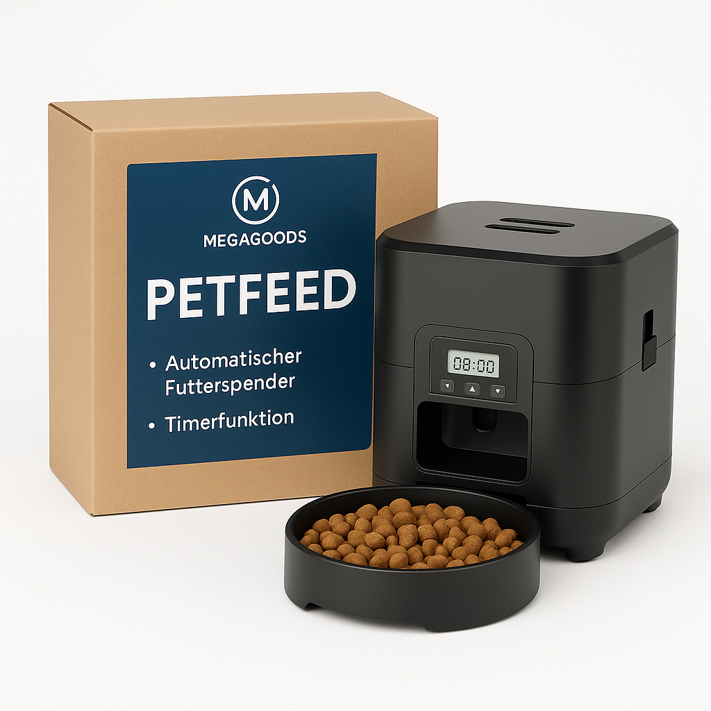 Smart Futterautomat für Katzen und Hunde mit Timer und Napf DE.