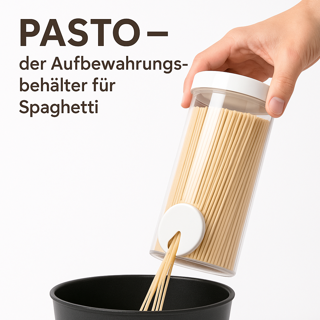 Nudelaufbewahrung Lebensmittelbehälter mit Fächern 2L DE.