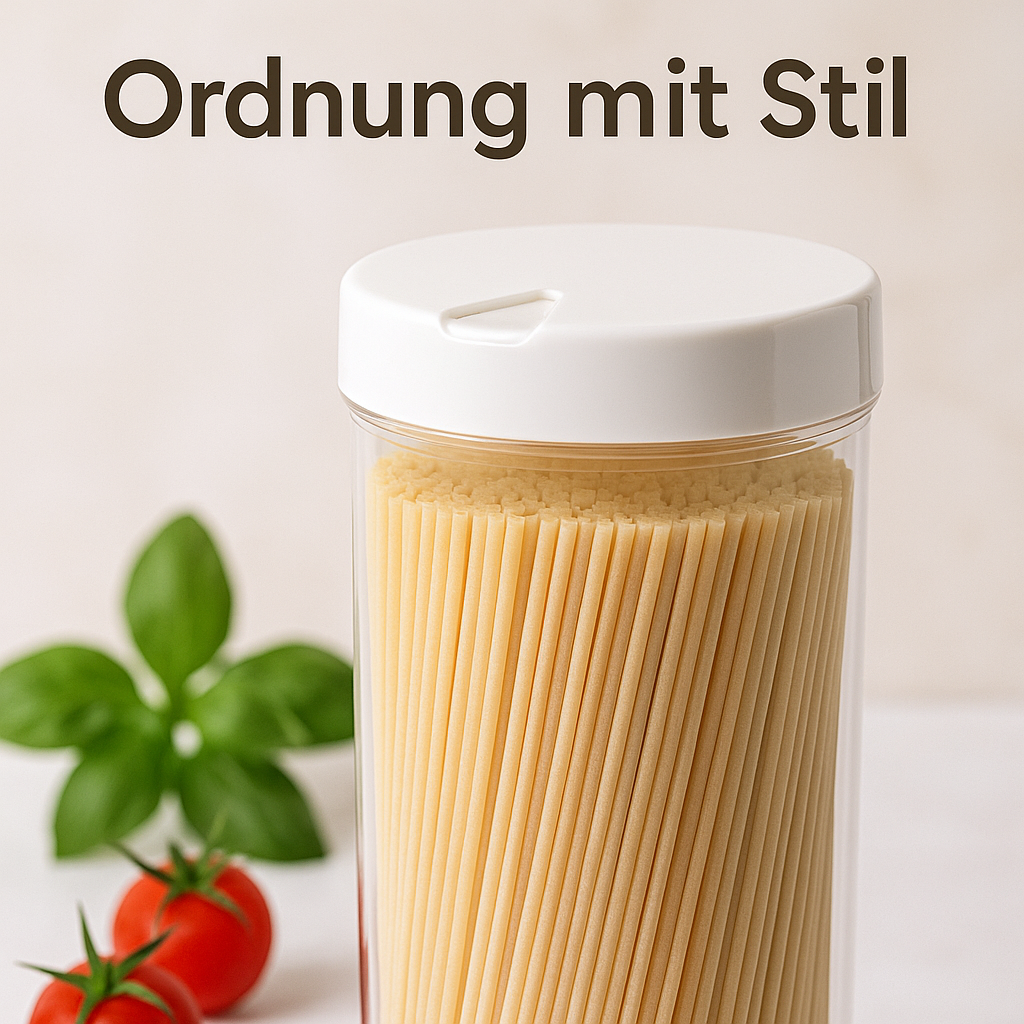 Nudelaufbewahrung Lebensmittelbehälter mit Fächern 2L DE.
