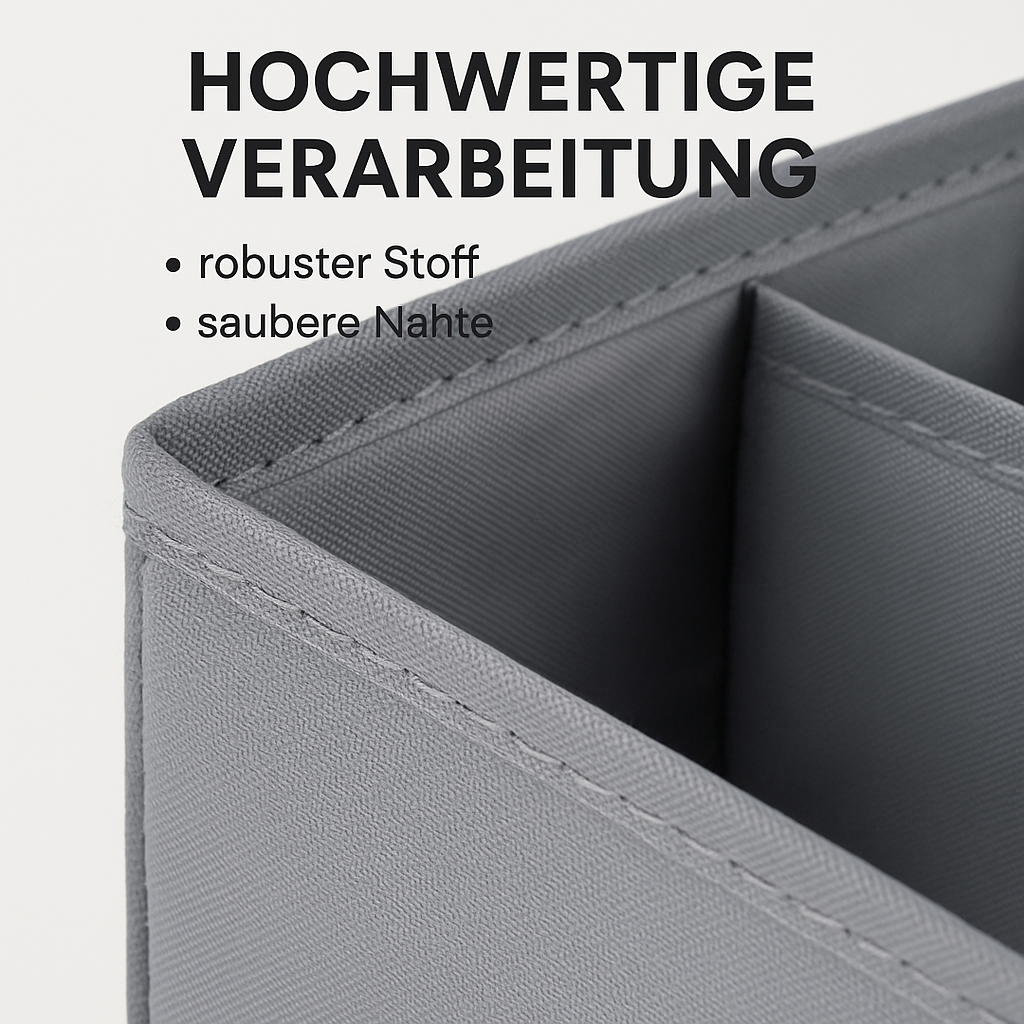 BH-Unterwäsche-Organizer Box für Socken und Höschen DE.