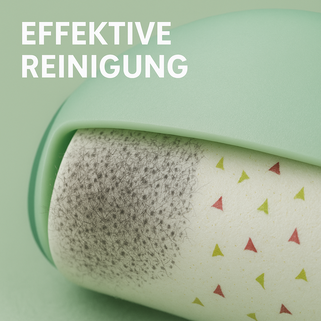 Fusselroller wiederverwendbar waschbar starke Haftung für Kleidung DE.