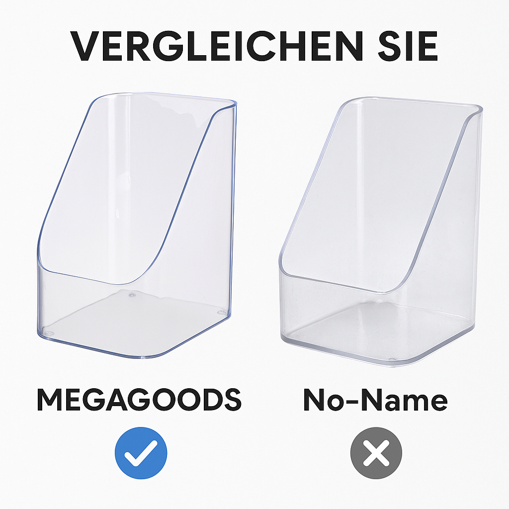 Kühlschrank Organizer Box transparent Gewürz Aufbewahrung Küche DE.