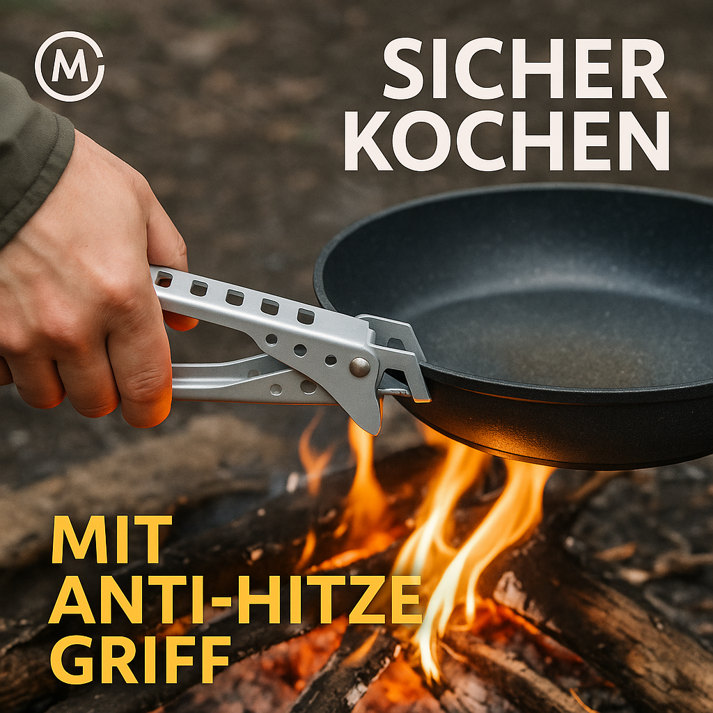 Topf- und Pfannengreifer Camping Küchenzange Anti-Hitze DE.