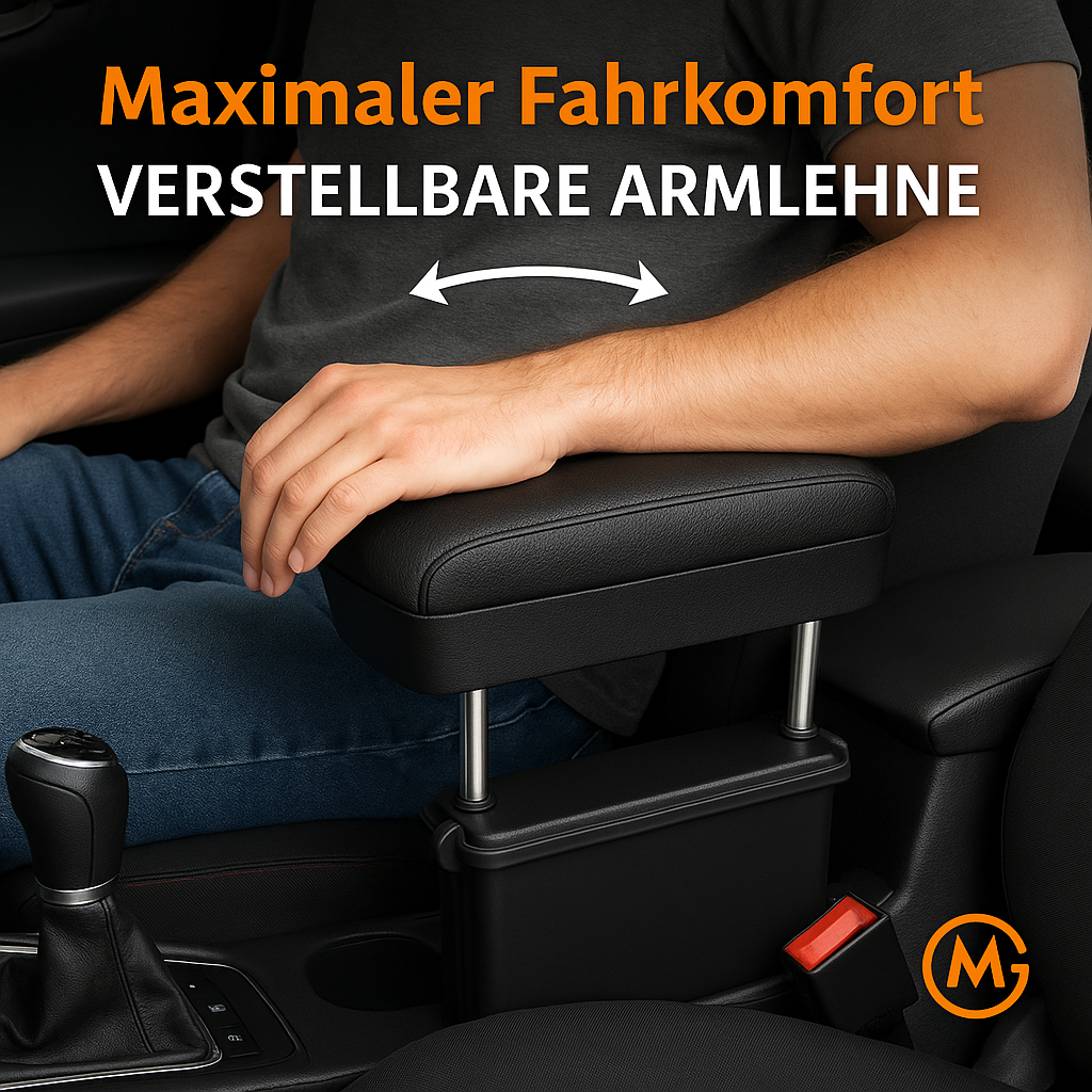 Armlehnenpolster mit Ablage höhenverstellbar für Konsole DE.